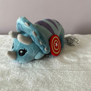Pixar Toy Story Trixie Blue Purple Triceratops Plush Stuffed Animal Wishables